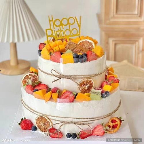 网红10寸男士蛋糕图片,颜值与美味并存