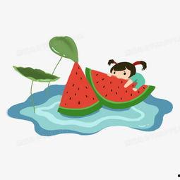 夏天吃瓜头像 可爱,可爱吃瓜头像带你感受清凉一夏